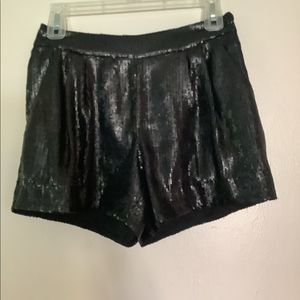 Armani Jeans Sequins Black Shorts